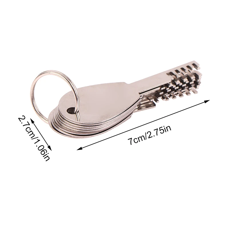 Imagem -06 - Huk-stainless Steel Comb Lock 9in Conjunto Completo Repair Tool Método Bypass