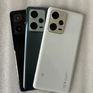Bilashmart Redmi Note 12 Pro+ 5G 12Pro Plus Battery Back Glass Cover Housing Rear Lid Mobile Case With Camera Lens