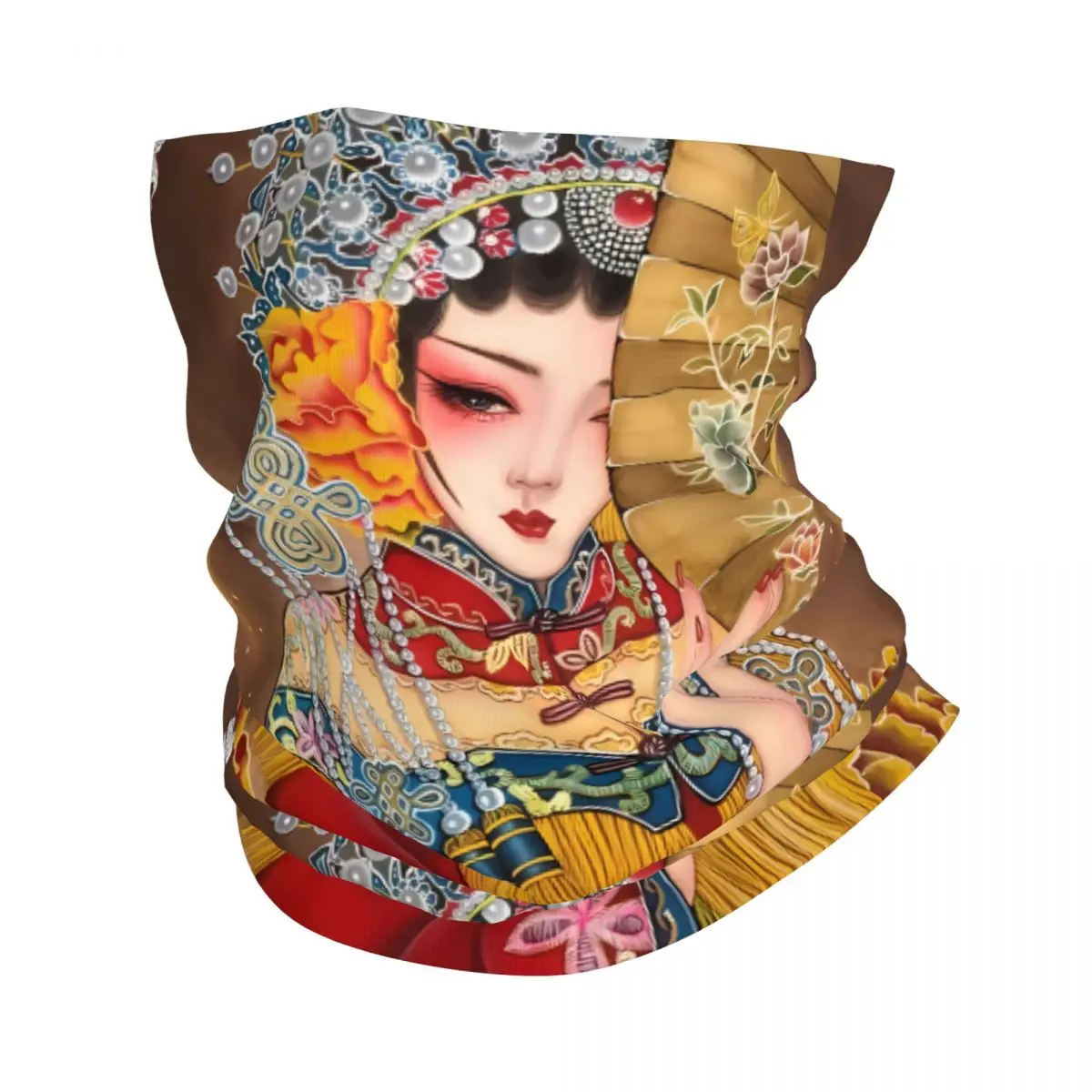 Traditional Opera (8) Scarf Neckerchief Neck Face Mask Polyester