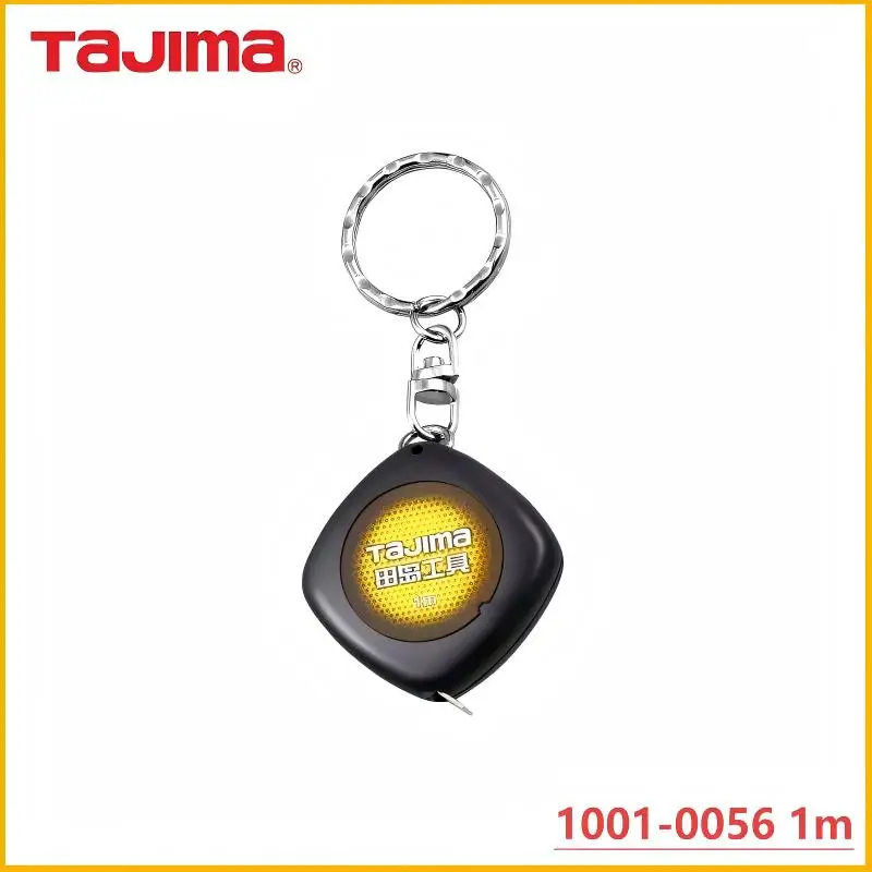 ตลับเมตรขนาดเล็ก Tajima 1001-0056/1001-2454/1001-0841 1/2/3 เมตร พร้อมพวงกุญแจ ความกว้าง 6 มม. อุปกรณ์เครื่องมือช่าง