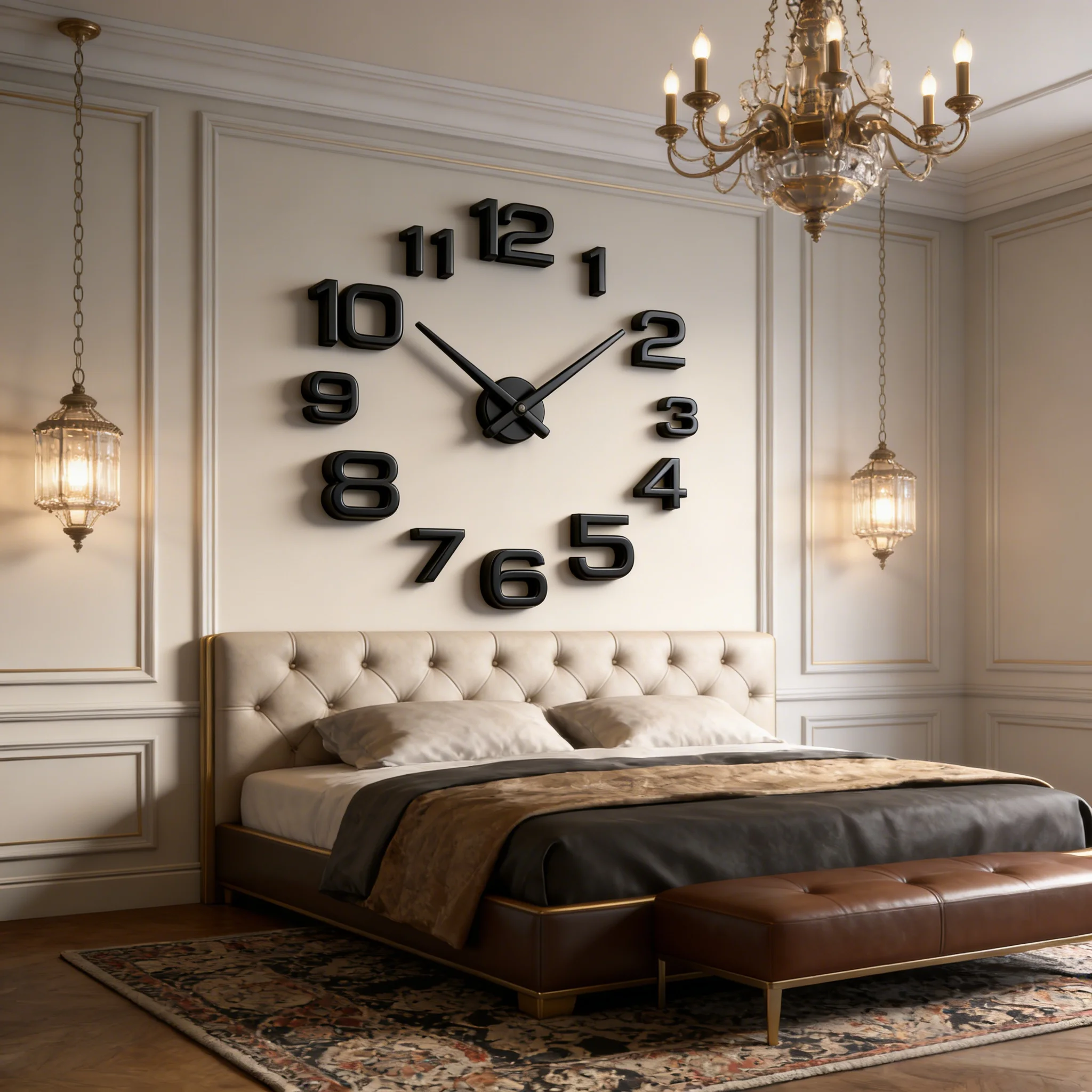 New Modern Design Large Wall Clock 3D DIY Quartz Clocks Fashion Watches Acrylic Mirror Stickers Living Room Home Decor Horloge