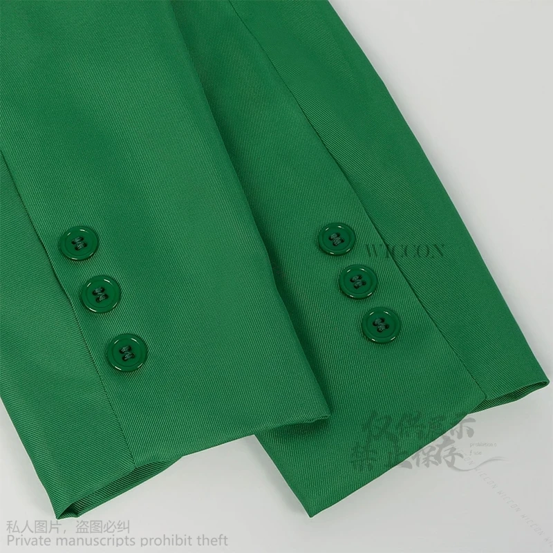 Anime A Vampire Lives In The Dormitory Cosplay KOMORI Roleplay DK School Uniform Green Top Coats Pants For Man Boys Halloween