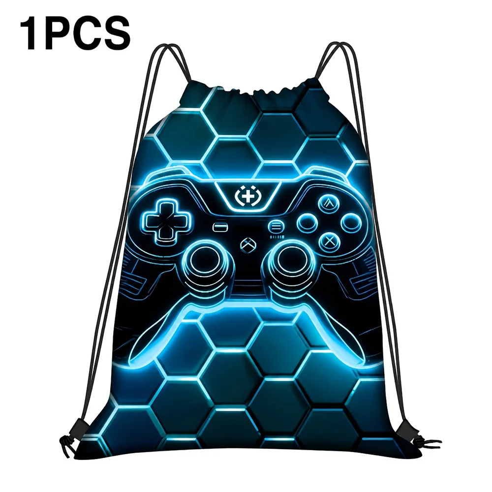 1個入りゲームコントローラー用巾着袋、パーティーの景品バッグ、誕生日パーティー、フィットネス、ハイキング、アウトドア用品のギフト 1