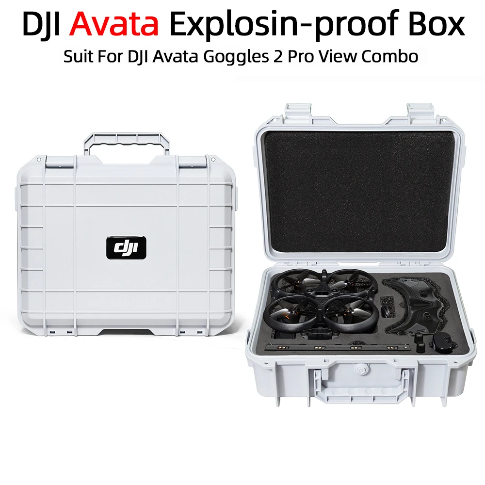 Imagem -03 - Armazenamento Hard Case para Dji Avata Caixa à Prova de Explosão Acessórios Drone Compatível com Avata Goggles 2