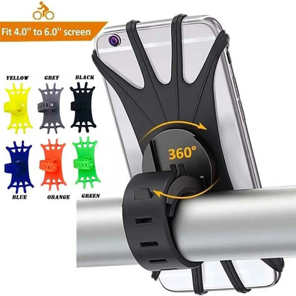

Adjustable Anti-slip Anti-Shock Bicycle Accessories Bicycle Phone Holder Bike Phone Stands Phone Holder Mobile Bracket