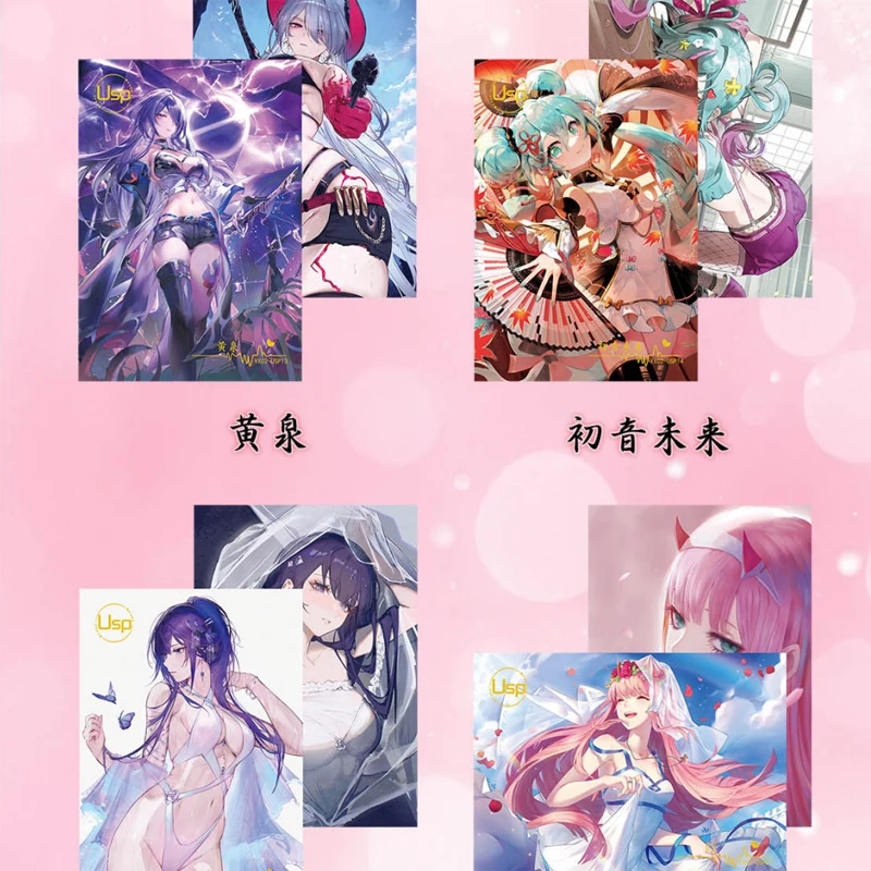 Cartes de collection Yuxin 2 format A5, Goddess Story Waifu Box ACG CCG TCG Doujin, jouets et cadeaux de loisirs, vente en gros, nouveauté 2024