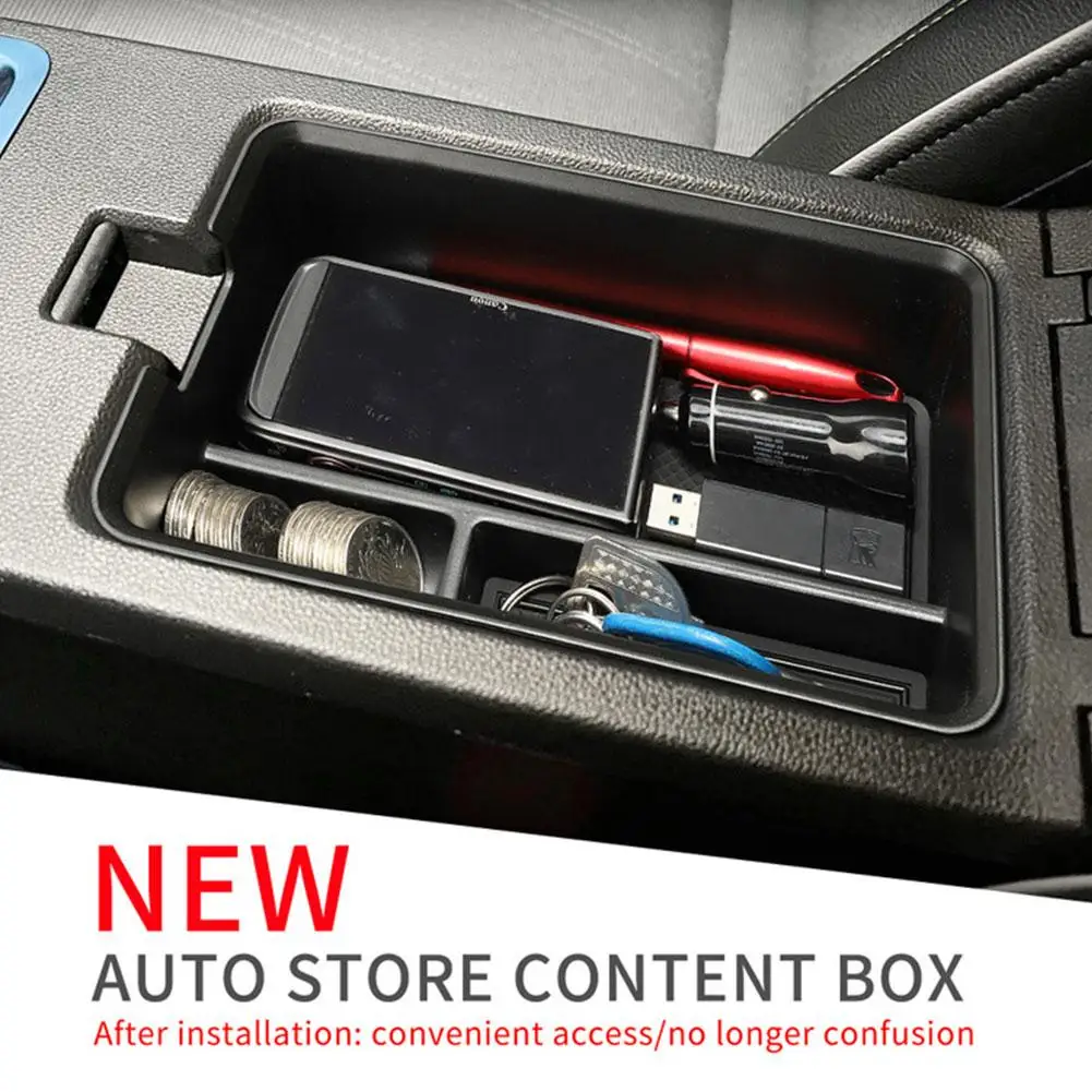 Autospezifische Armlehnenbox Aufbewahrungsbox für Renault Megane Zentrale Modifikations-Dekorationsbox Fach Aufbewahrung PVC ABS