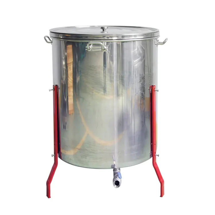 

Stainless Steel Honey Storage tank with Double Layer Strainer