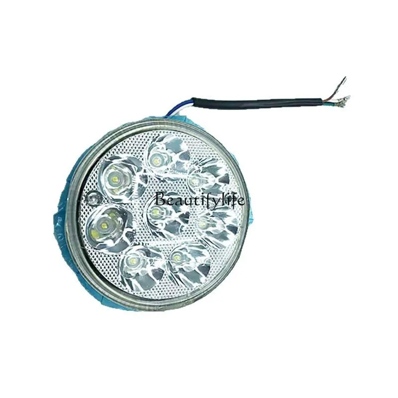 

Motorcycle front light bulb strong light far and near light round head lamp universal