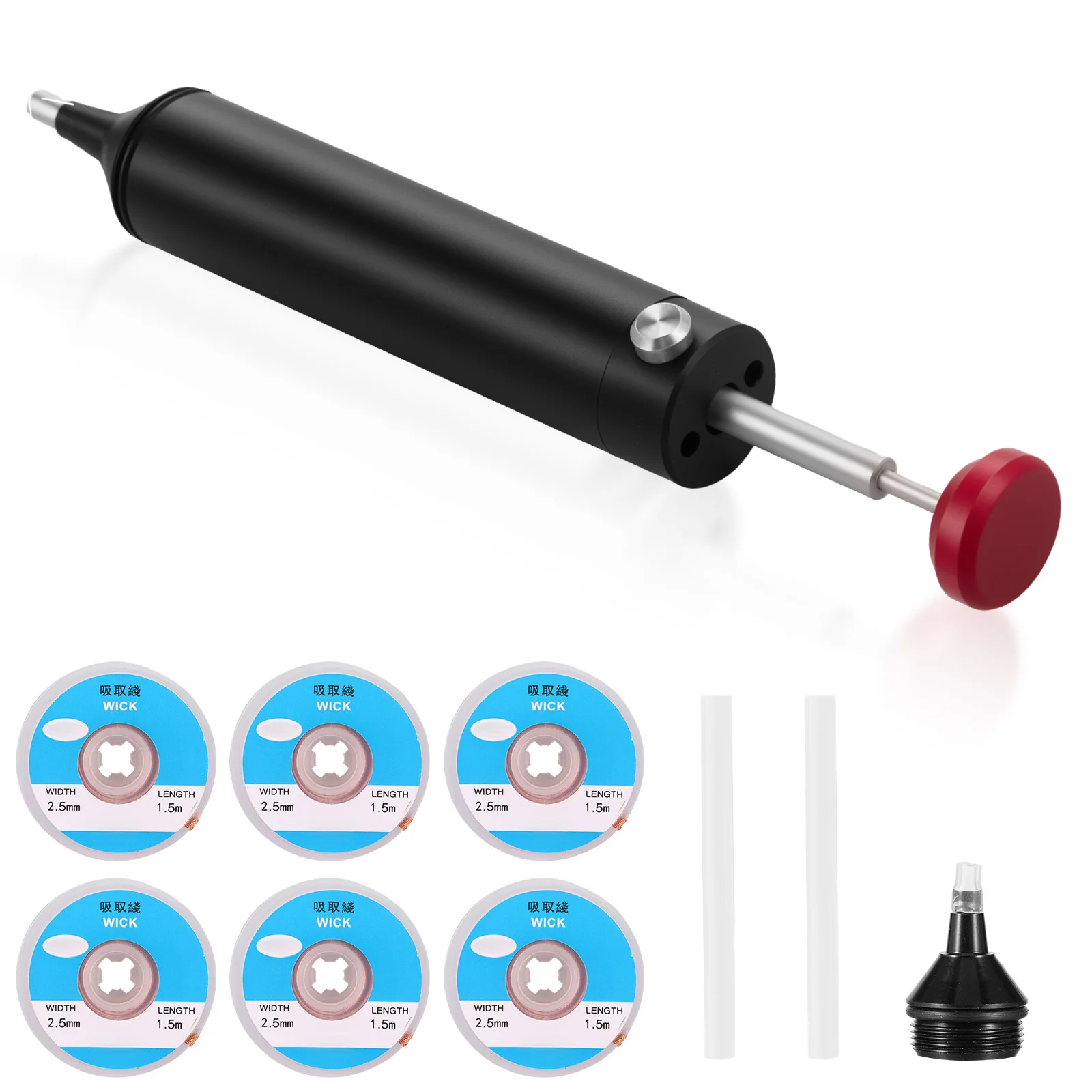 

Набор инструментов для всасывания и сварки из алюминиевого сплава, эффективный и мощный инструмент для удаления олова, подходящий для многосценарных применений