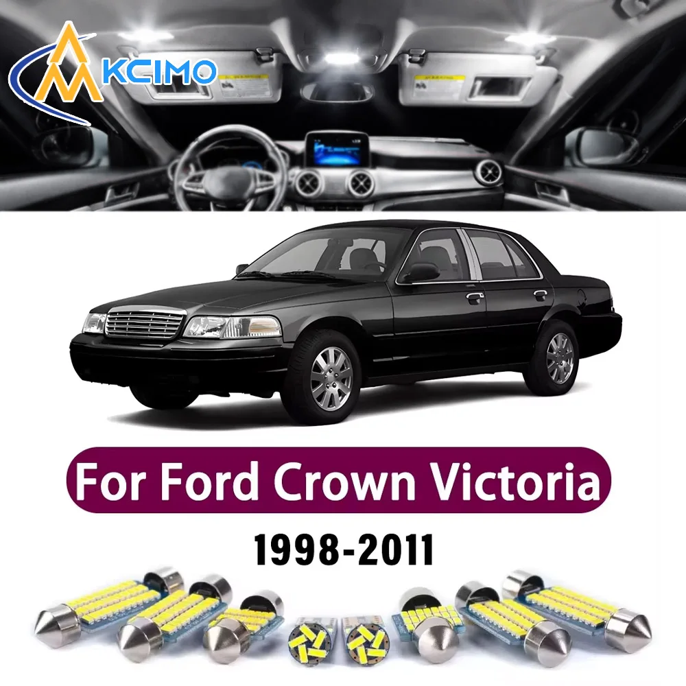 

New Canbus Number Plate Bulb For Ford Crown Victoria 1998-2011 Interior Reading Map Bright Mirror Premium Error-Free LED Lights