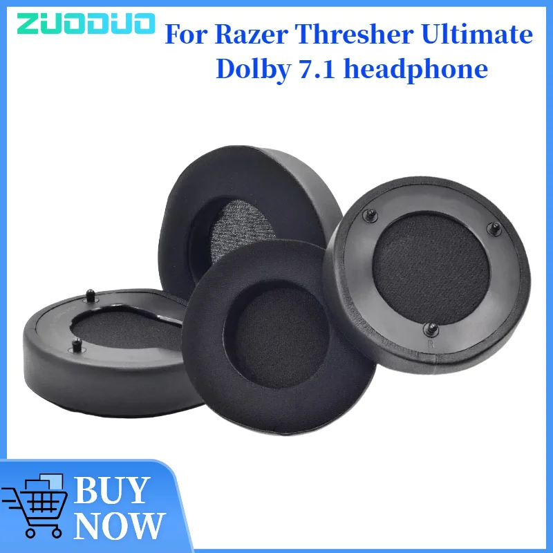 

ZUODUO Cooling Gel Football mesh Ear Pads For Razer Thresher Ultimate Dolby 7.1 Headphones Cover Memory Foam Ear Cushions