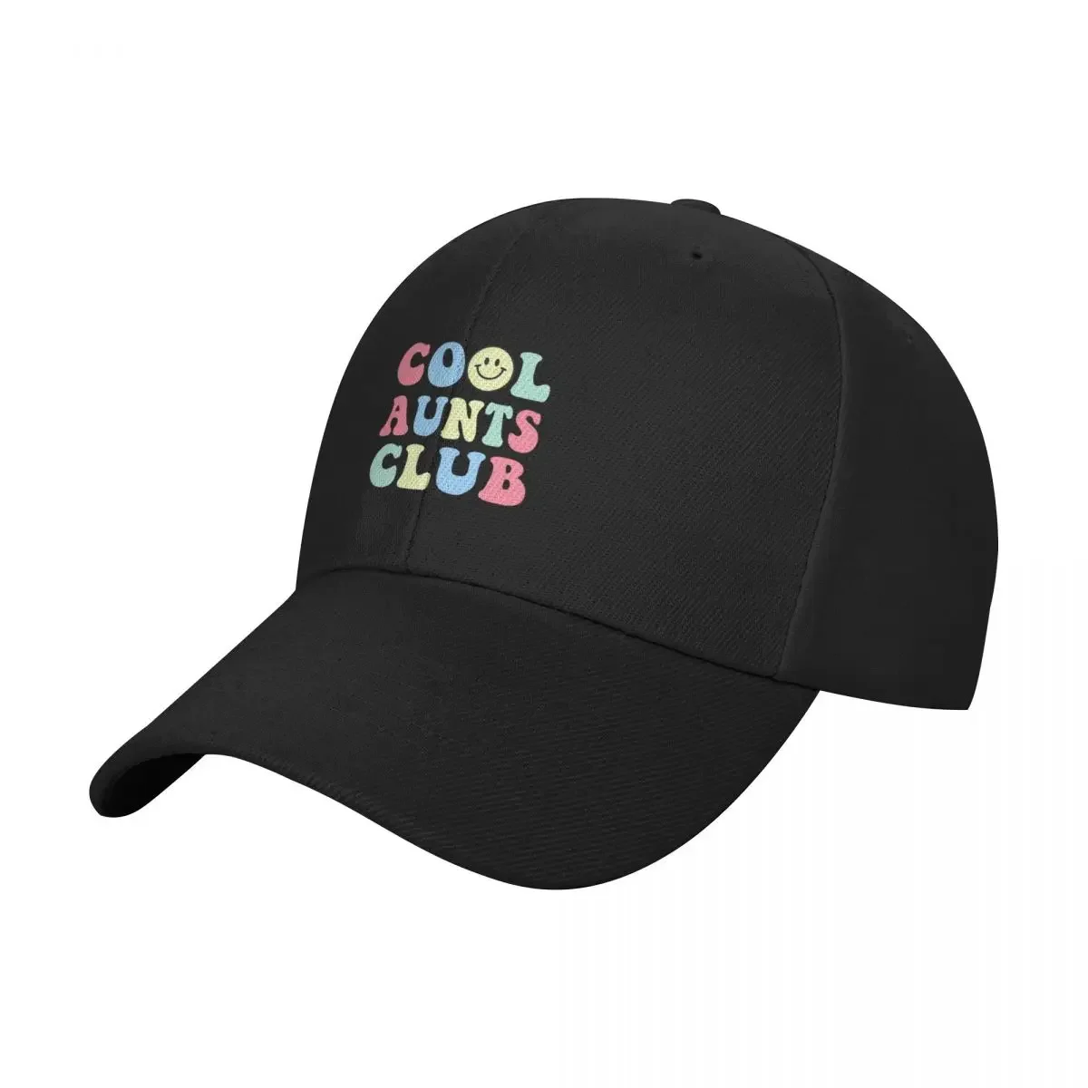 Cool Aunt Club Funny Smile Colorful Cool Aunt Club Aunties Baseball Cap Golf Hat custom caps Horse Hat Men's Hats Women's