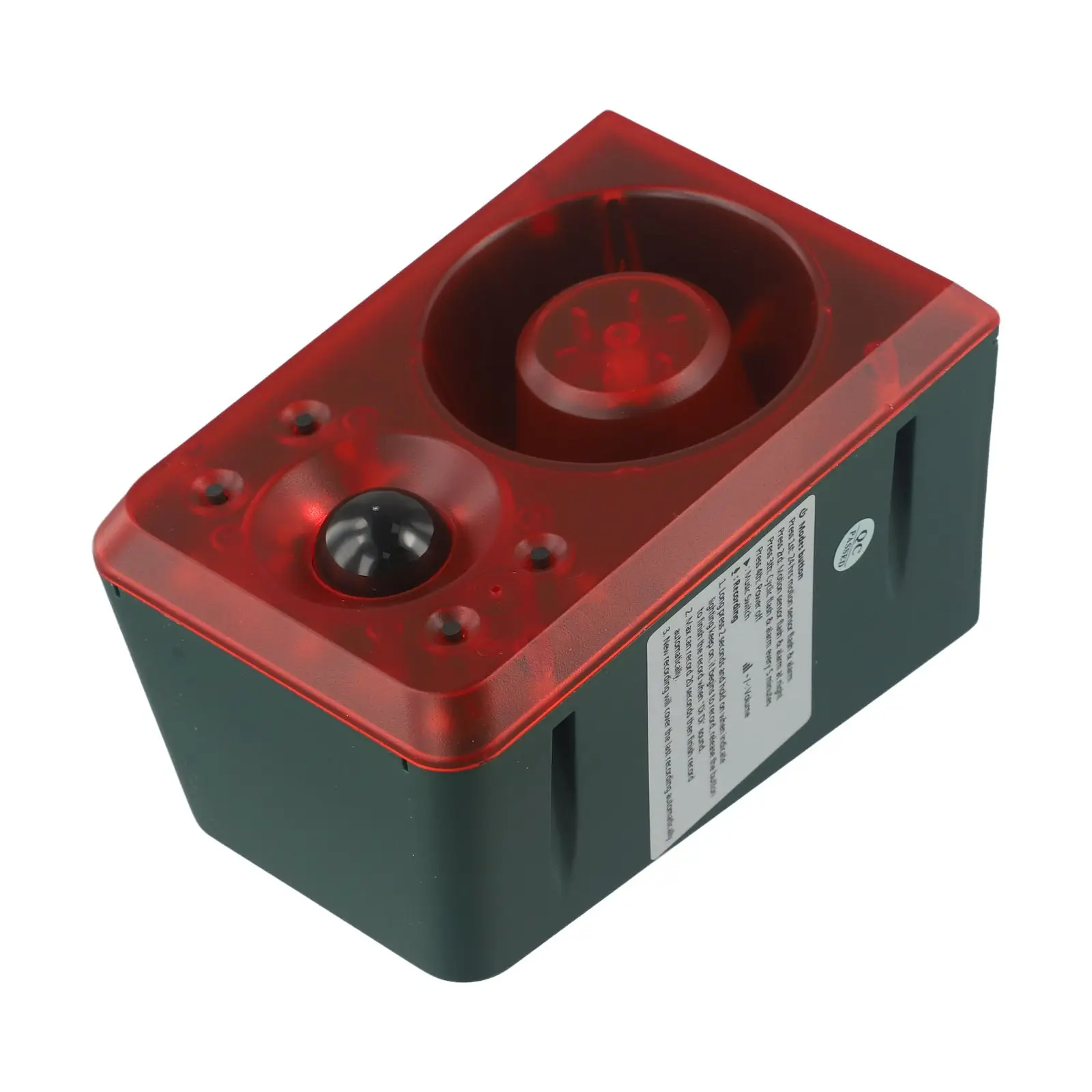 1pc allarme sensore di movimento esterno solare per laghetto agricolo frutteto rilevamento a infrarossi suono luce allarme luce accessori per utensili elettrici