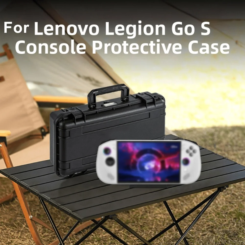 Portable Storage Box For Legion GO S Black Handheld Game Console Protective Carrying Case Hard Shell Organizer Game Accessories