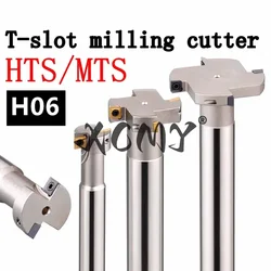 Dikte 6mm H06 CNC T-groef frees Staaf HTS MTS serie gleufstaaf T-vormige frees schacht Slot Carbide wisselplaat