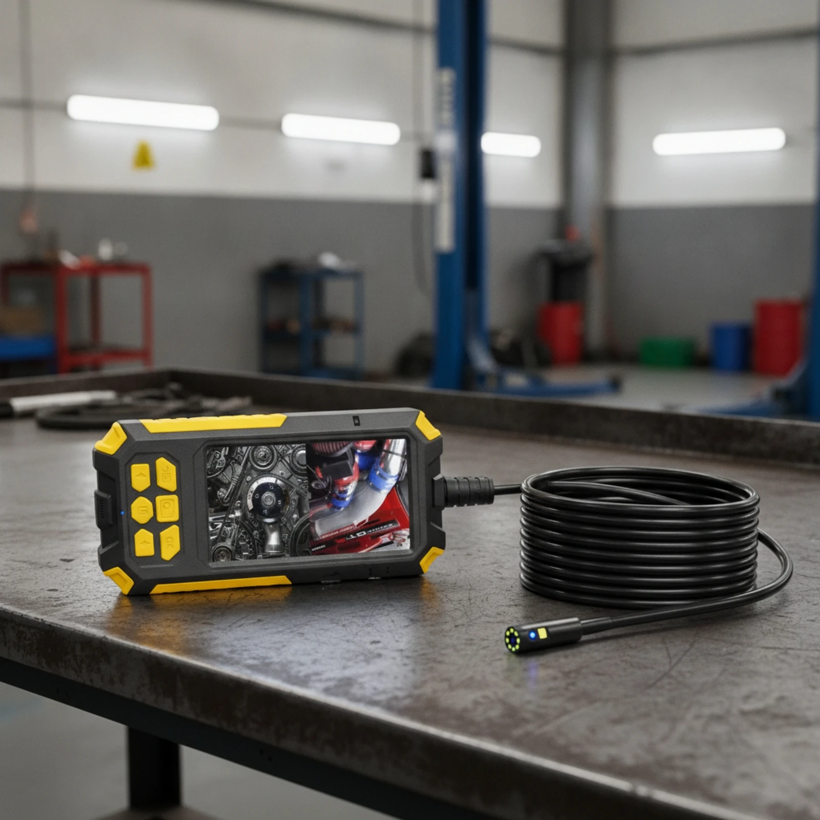 デュアルレンズ付き検査カメラ、充電式工業用ボアスコープ（スク - Endoscope Inspection Camera のレビューと価格