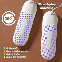 Portable Shoe Dryers Freshener Device Dryer EU US UK Timing Shoes Footwear Electric Heater Socks Ultraviolet Dehumidifier 2026