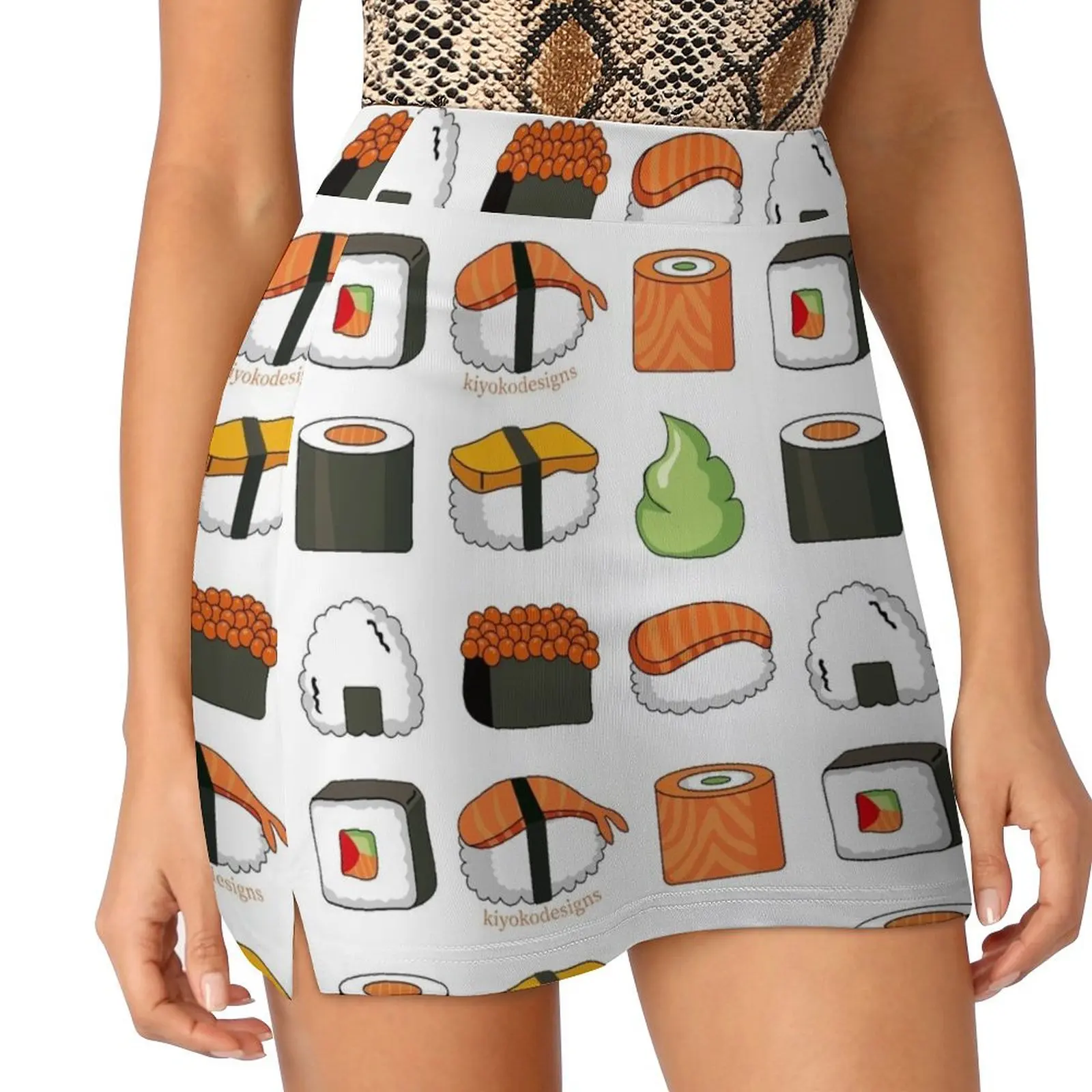 Sushi Mini Skirt novelty in clothes clothes for woman