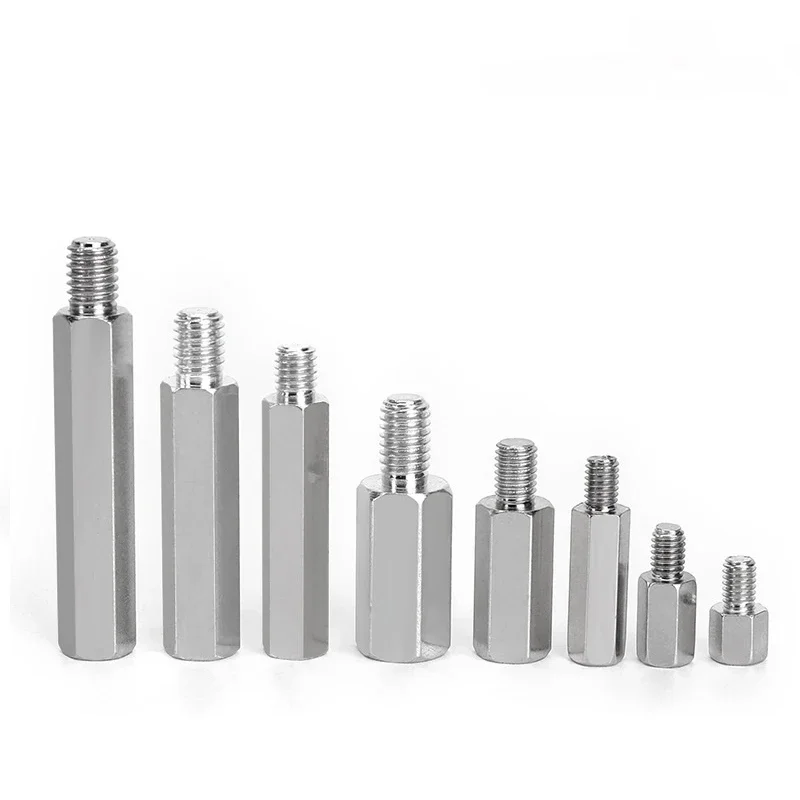 M2.5 M3 M4 M5 M6 Aluminium Hex Spacer Standoff Mount Fixing PCB Metric Bolts Length 5mm~50mm