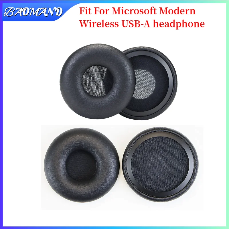 

Replacement Earpads for Microsoft Modern Wireless USB-A Headset Headphones Leather Sleeve Earphone Earmuff