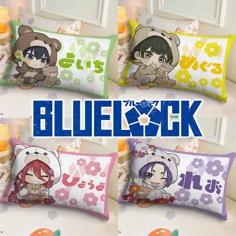 BLUE LOCK Pillowcase Anime Pillow Cover 60x40cm Multifunction Comfortable Pillow Case Fashion Decorative Home Ornament Gifts