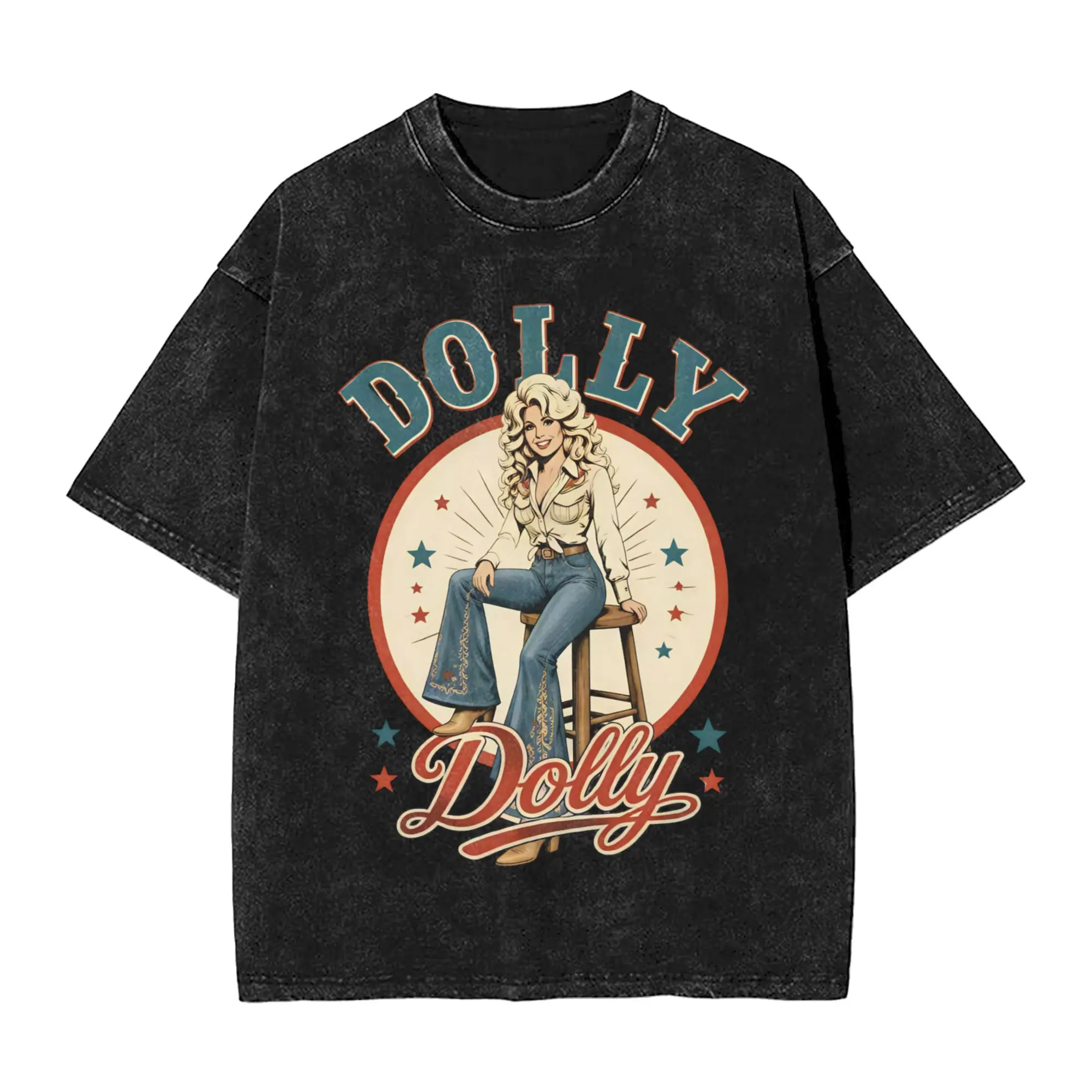 Dolly Parton Memorial  T-Shirt Men  Funny Pure Cotton Tee Shirt Crewneck Short Sleeve T Shirts Adult Tops