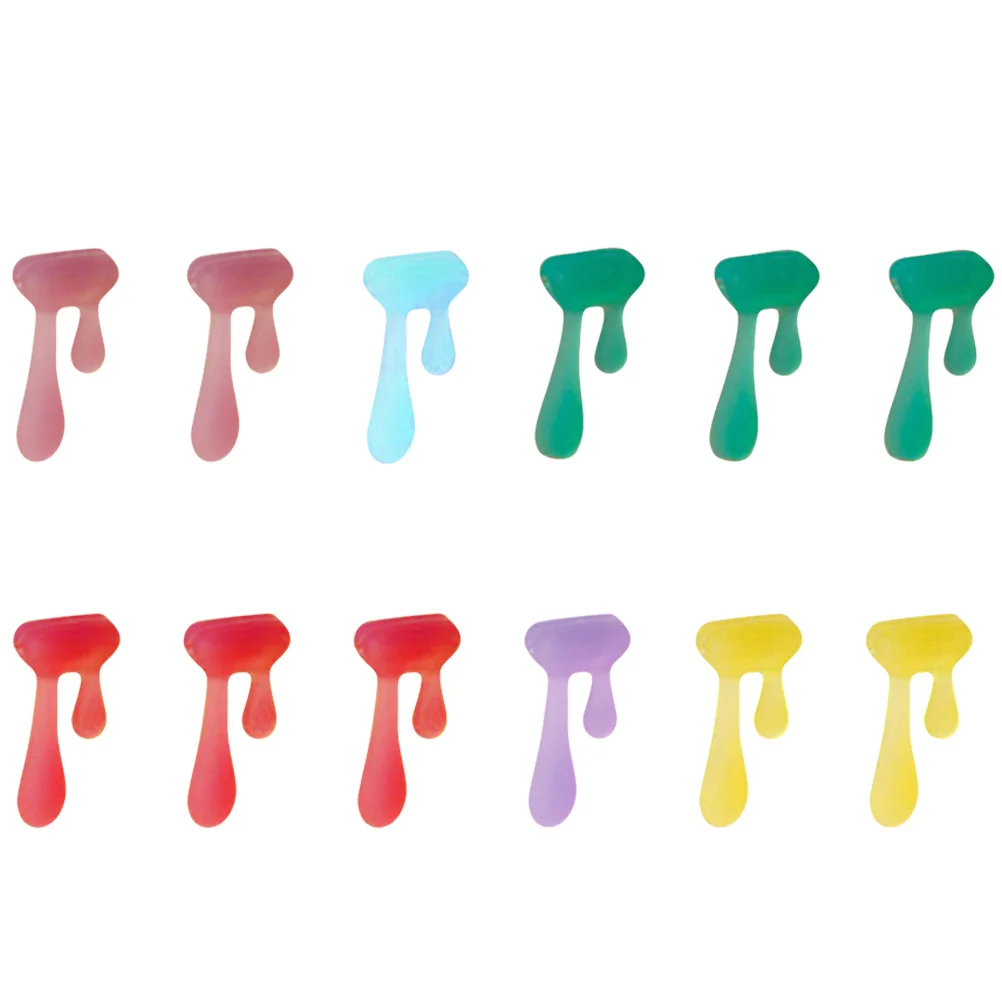 

24pcs Glass Markers Silicone Red Water Drop Cocktail Party Charms Tags Reusable Identify Labels Glass Accessories