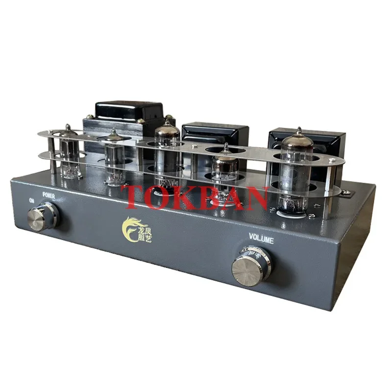 Imagem -05 - Tokban Vacuum Tube Amplificador Kit Faça Você Mesmo Áudio Bluetooth 5.0 vu Merer 2-channel Amp Hifi Classe a 3.5w 6n2 6p1