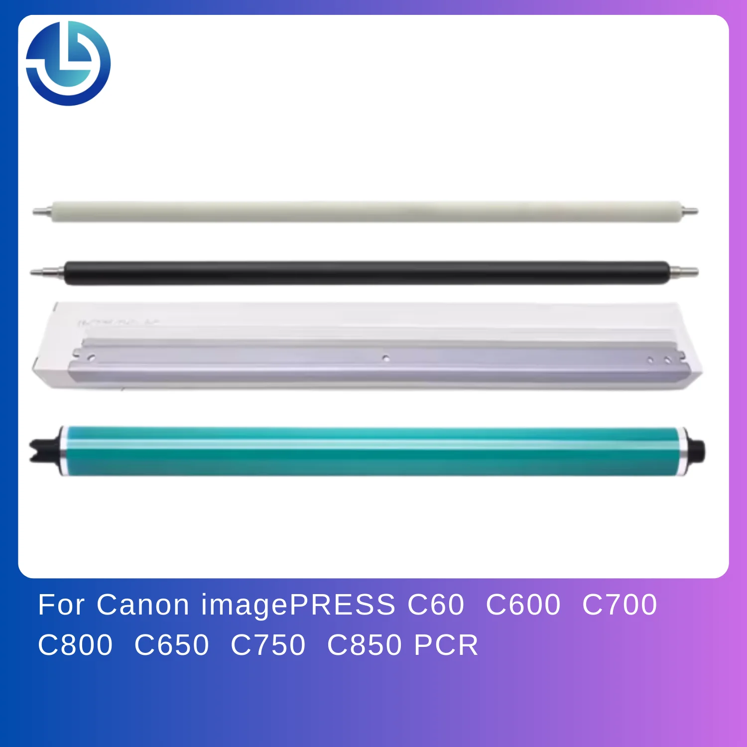 

Для Canon imagePRESS C60 C600 C700 C800 C650 C750 C850: новый цветной OPC-барабан + лезвие + первичный зарядный ролик + губчатый ролик