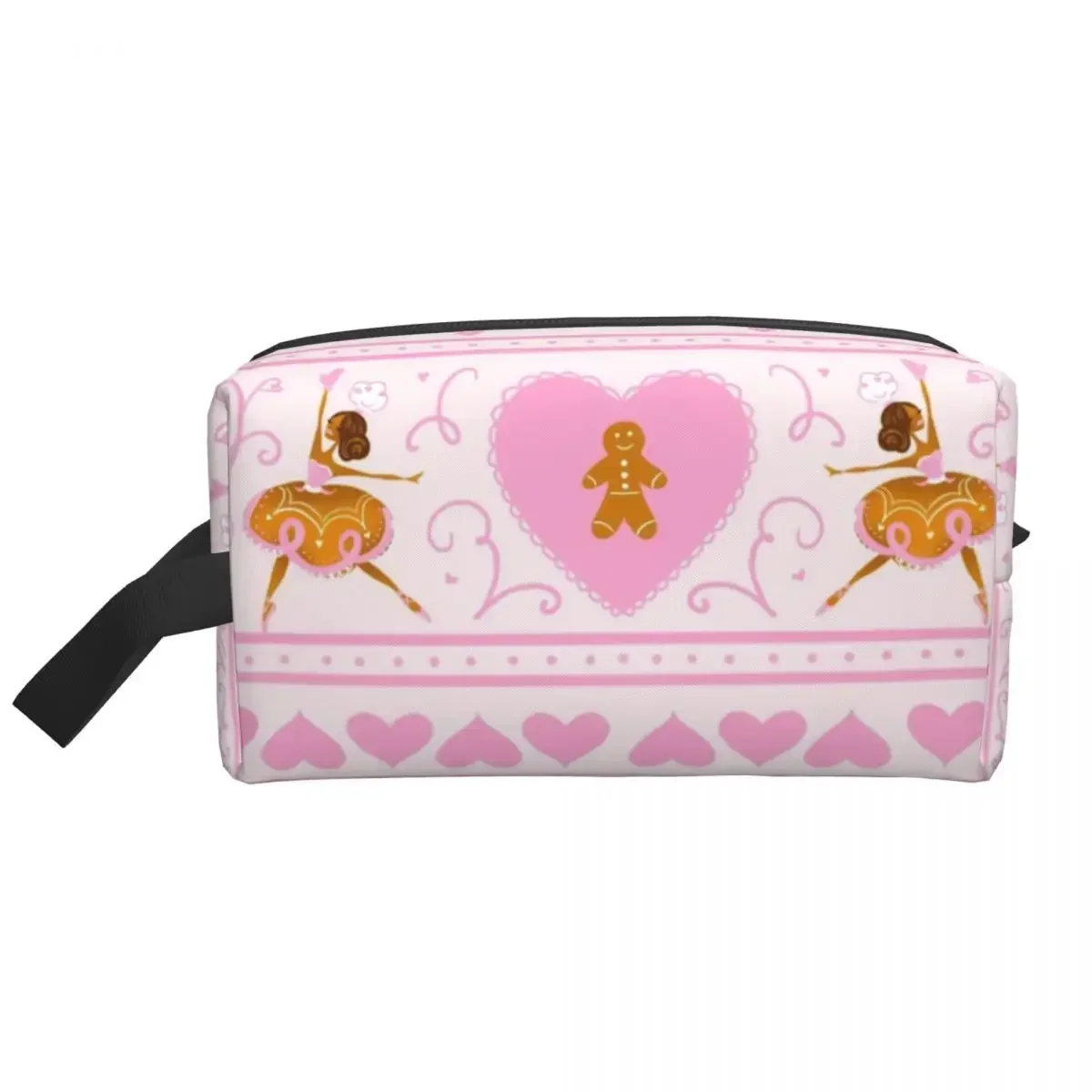 Custom Ballet Art Toiletry Bag for Women Ballerina Dancer Makeup Cosmetic Organizer Lady Beauty Storage Dopp Kit Case