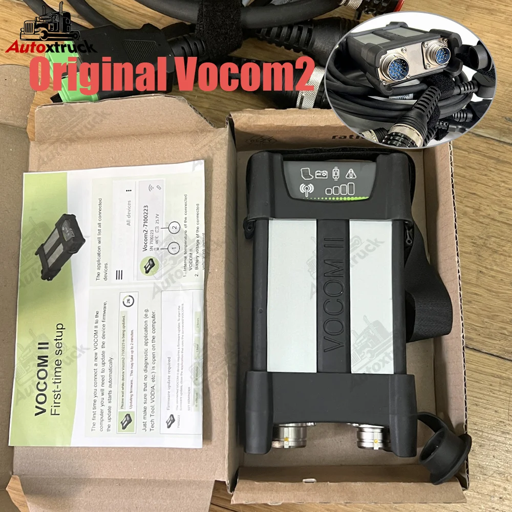 

Vocom 2 оригинальный для Vocom II 2.8.150 диагностический инструмент Vocom2 OBD2 инструмент сканер для грузовика диагностический инструмент для экскаватора