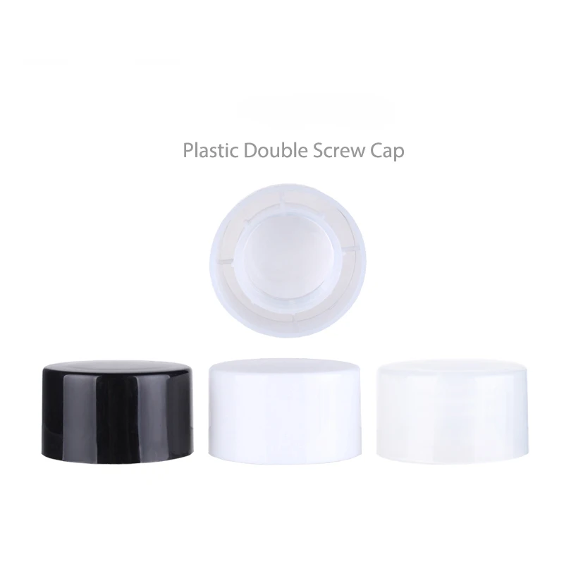 220ml 250ml x 24 Cosmetic Packing Container With Double Screw Cap, Brown Plastic Container For Massage Oil Toner Shampoo Bottles