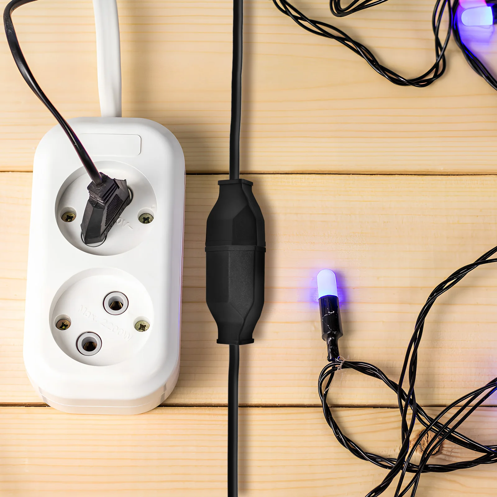 

3Pcs Extension Cord Plug Replacement Safe Reliable Versatile Applications Electric Plugs Extension Cord Ends Replacement Plug