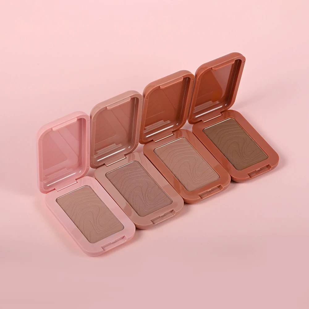 Matte natuurlijke wangboter Blush Cream Gezichtscontouren Cosmetica Poeder Make-up Enkele naaktkleur Boter Bronzer Tint