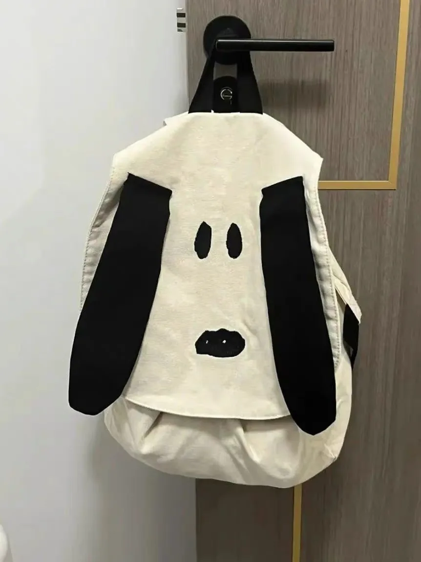 

Корейский мультфильм Canvas Diplom Большая школьная сумка Capaci Sweet College Sle Молодежная сумка на плечо для мужчин и женщин