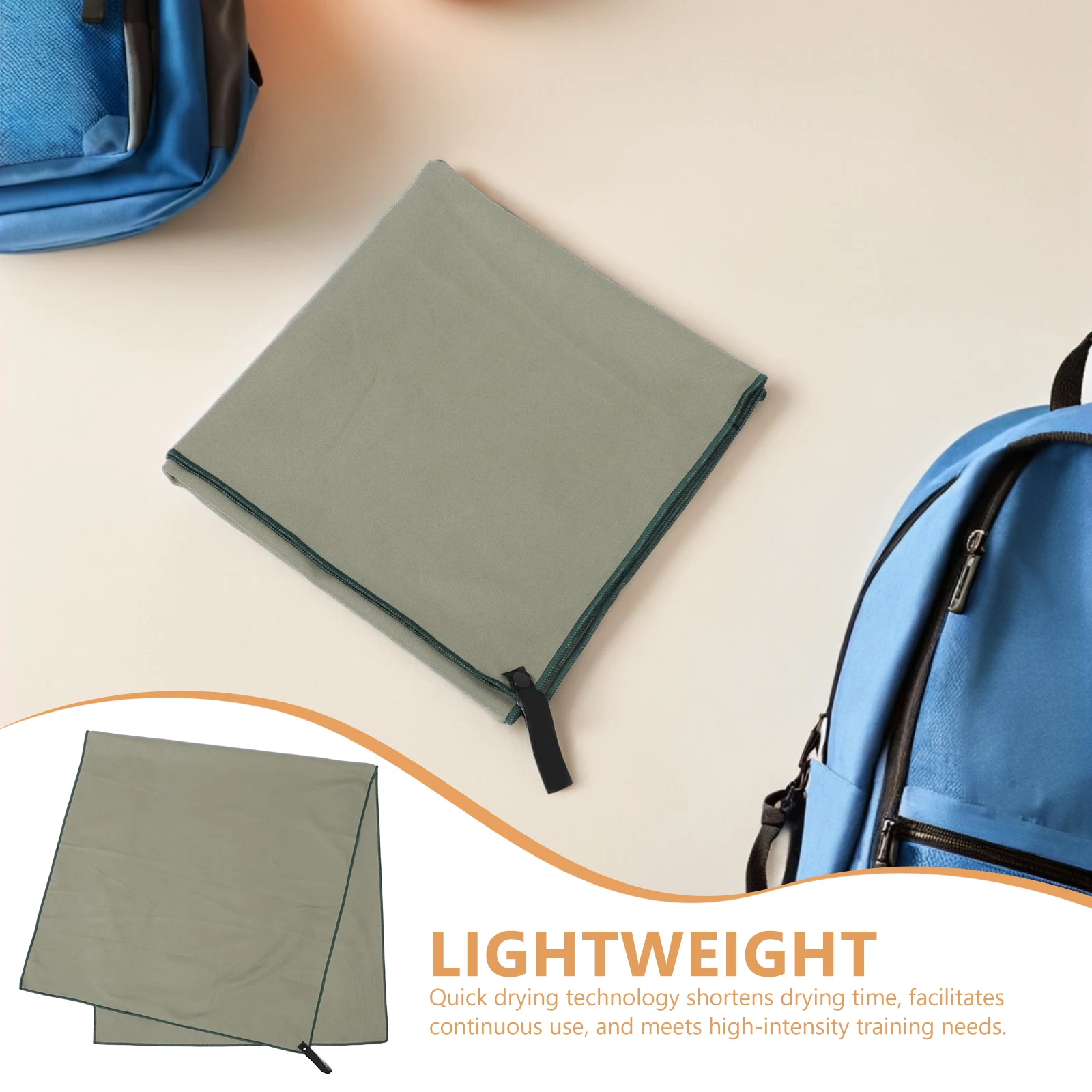 منشفة رياضية من الألياف الدقيقة تجفيف سريع منشفة ماصة للعرق للصالة الرياضية واليوجا واللياقة البدنية 47.9x23.5 بوصة للمشي لمسافات طويلة والتخييم في الهواء الطلق #4