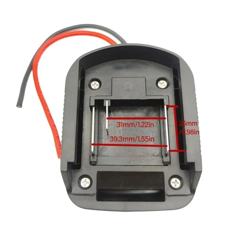 Adaptador energia alto desempenho para adaptador bateria 18V/21V adequado para robótica e veículos remotos Projeto