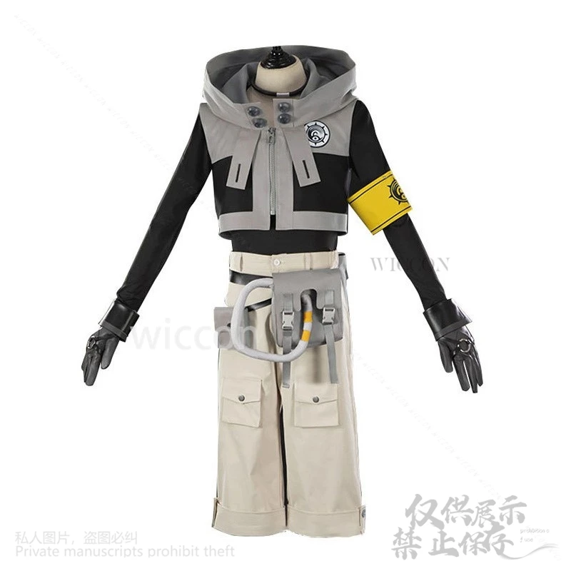Rudo Anime nuevo GACHIAKUTA disfraz de Cosplay Y2K Punk Street Hot Punk manga chaqueta con capucha uniforme de moda pelucas Cos personalizado