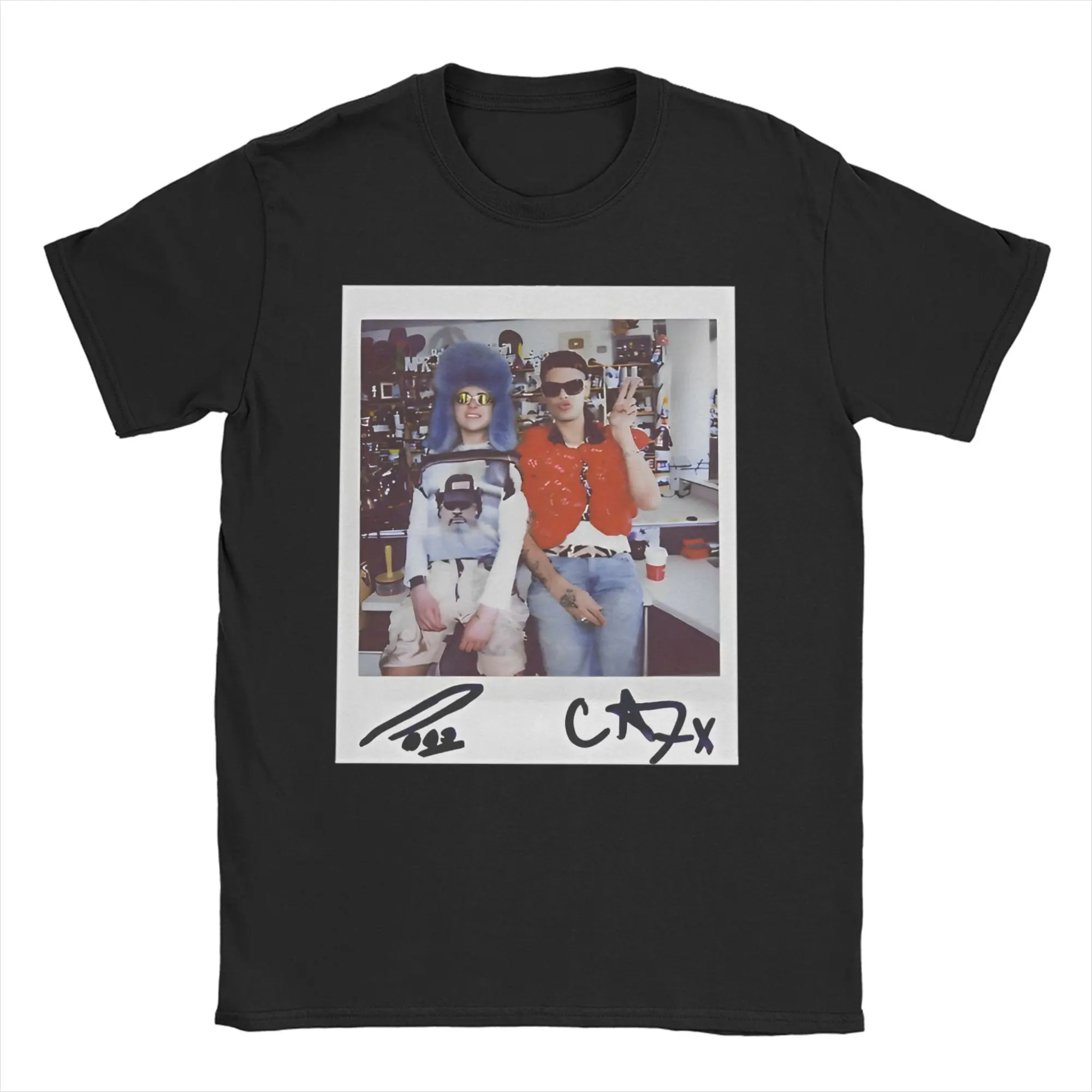 

Vintage CA7RIEL & Paco Amoroso Papota Tour T-Shirt for Men Crew Neck Cotton T Shirt Short Sleeve Tee Shirt Plus Size Clothing