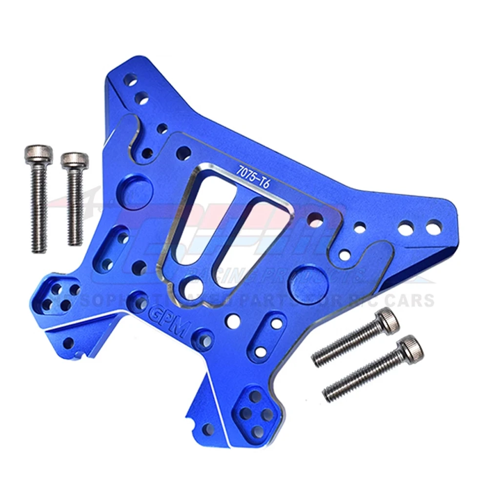 GPM Metal 7075 Alloy Rear Shock Tower Shock Absorber Bracket Plate 9538 for Traxxas 1/8 Sledge 4WD Monster Truck 95076-4 RC Car