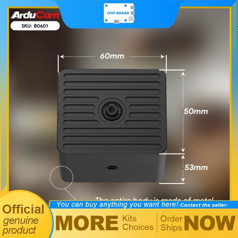 

Arducam CM5 AI Camera Kit Featuring PoE/USB Input, Integrated Cooling and Arducam QB Module