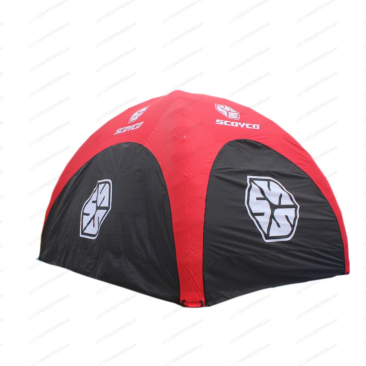 

Надувная закрытая воздушная палатка из ПВХ с четырьмя углами по диагонали на открытом воздухе