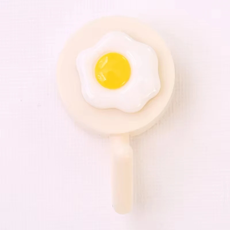 1Pcs Silicone Toothbrush Holders Hook Waterproof Self Adhesive Wall Mounted Single Hook for Hanging Key Utility Plug Holder