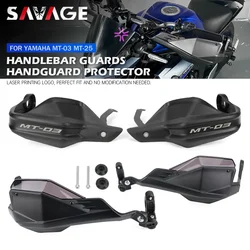 MT03 MT25 Handlebar Handguards For YAMAHA MT-03 MT-25 2015-2024 Motorcycle Heighten Hand Guards Wind Shield Lever Protector