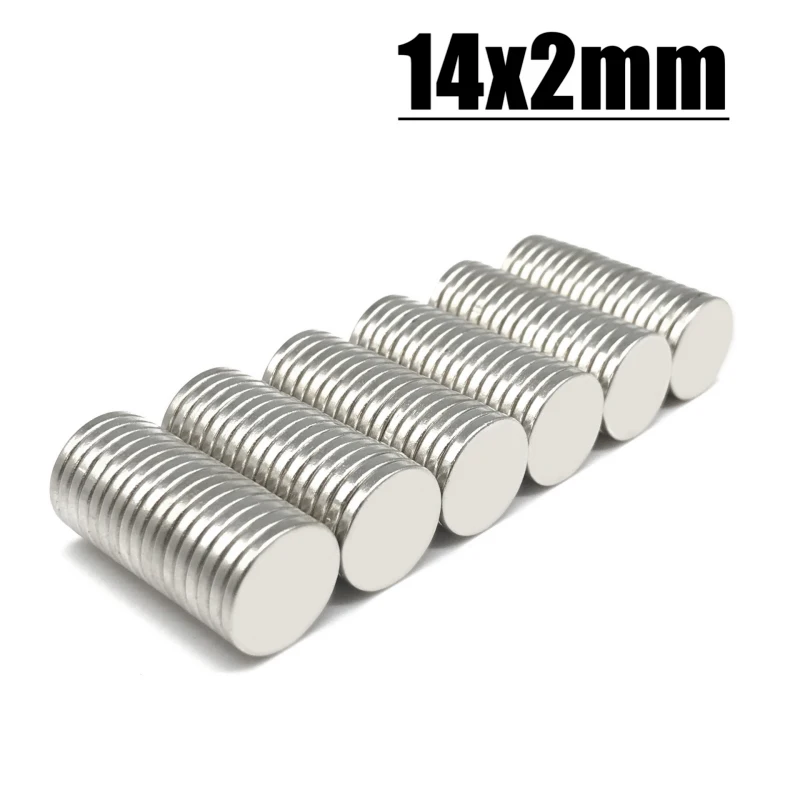 14*2mm Magnet 5-300pcs N35 NdFeB Permanent Magnetic Imanes Neodymium Magnet Fridge Magnets 14x2mm Magnet Accessory
