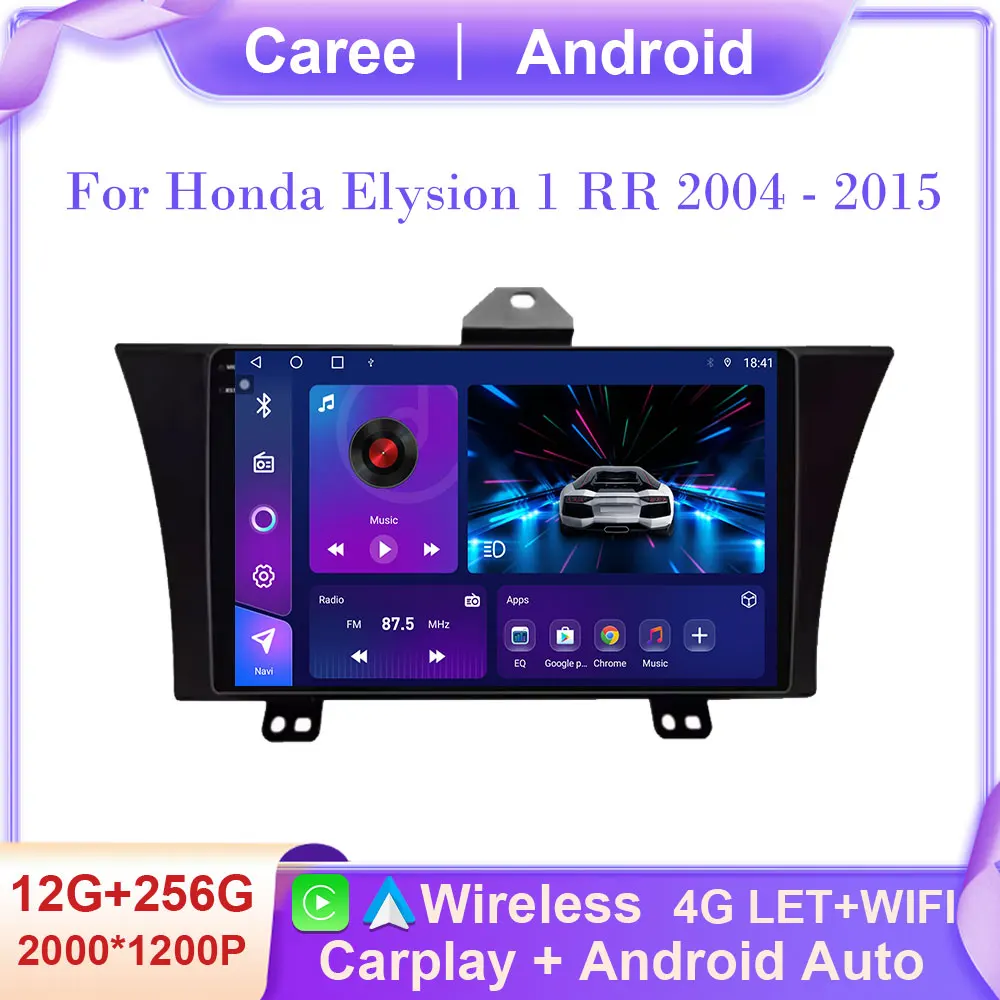 

Android 14 For Honda Elysion 1 RR 2004 - 2015 GPS 360 Camera Radio CarPlay GPS 4G LTE WiFi DSP BT Optical QLED No 2 din 2 din