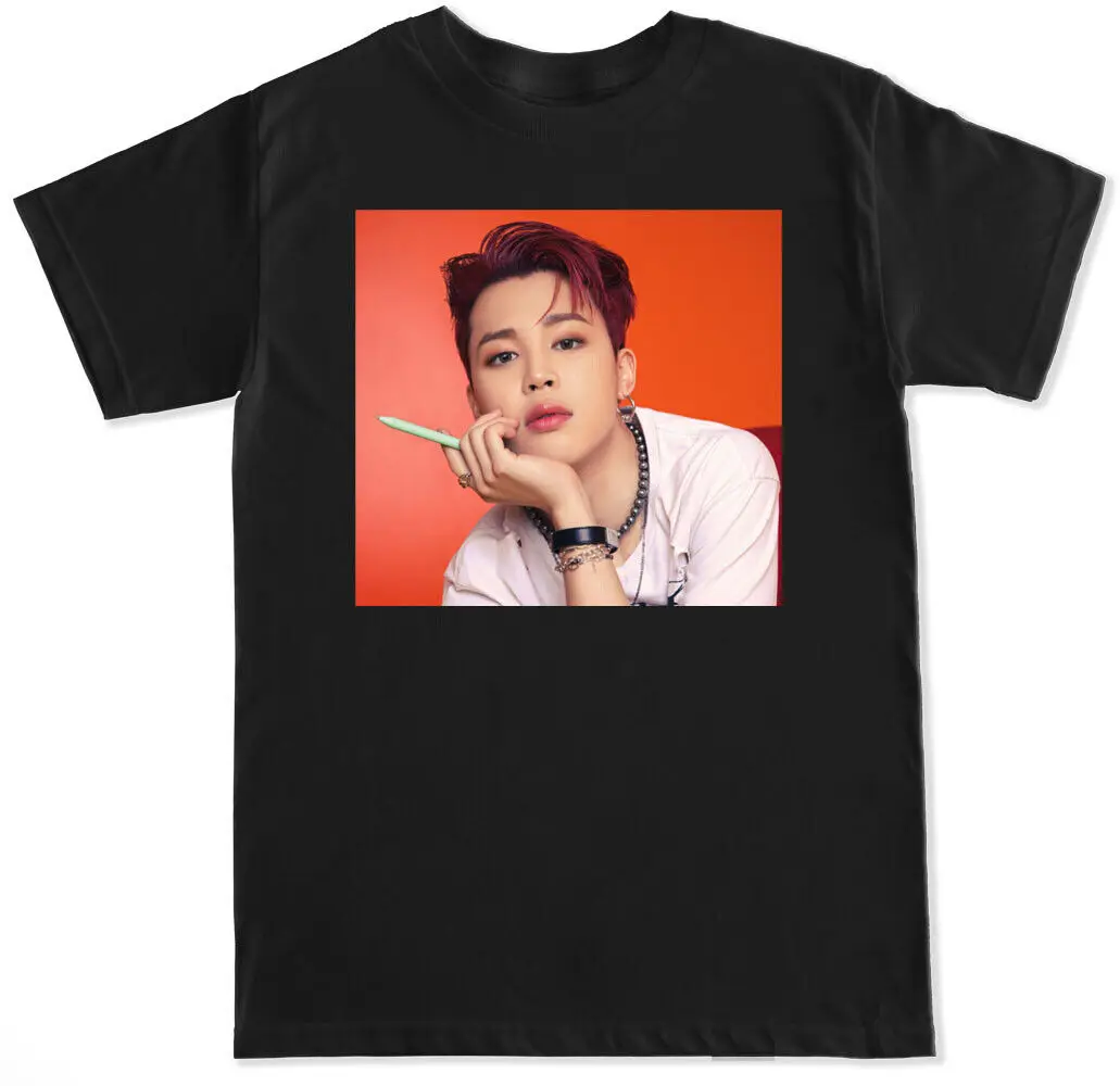 Jimin Ji Min Jee تي شيرت, كوري, K Pop Star Singer, T, K
