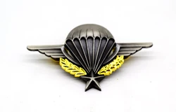 France Brevet Paratrooper Parachutiste E.Cholet Metal Badge Pin  　