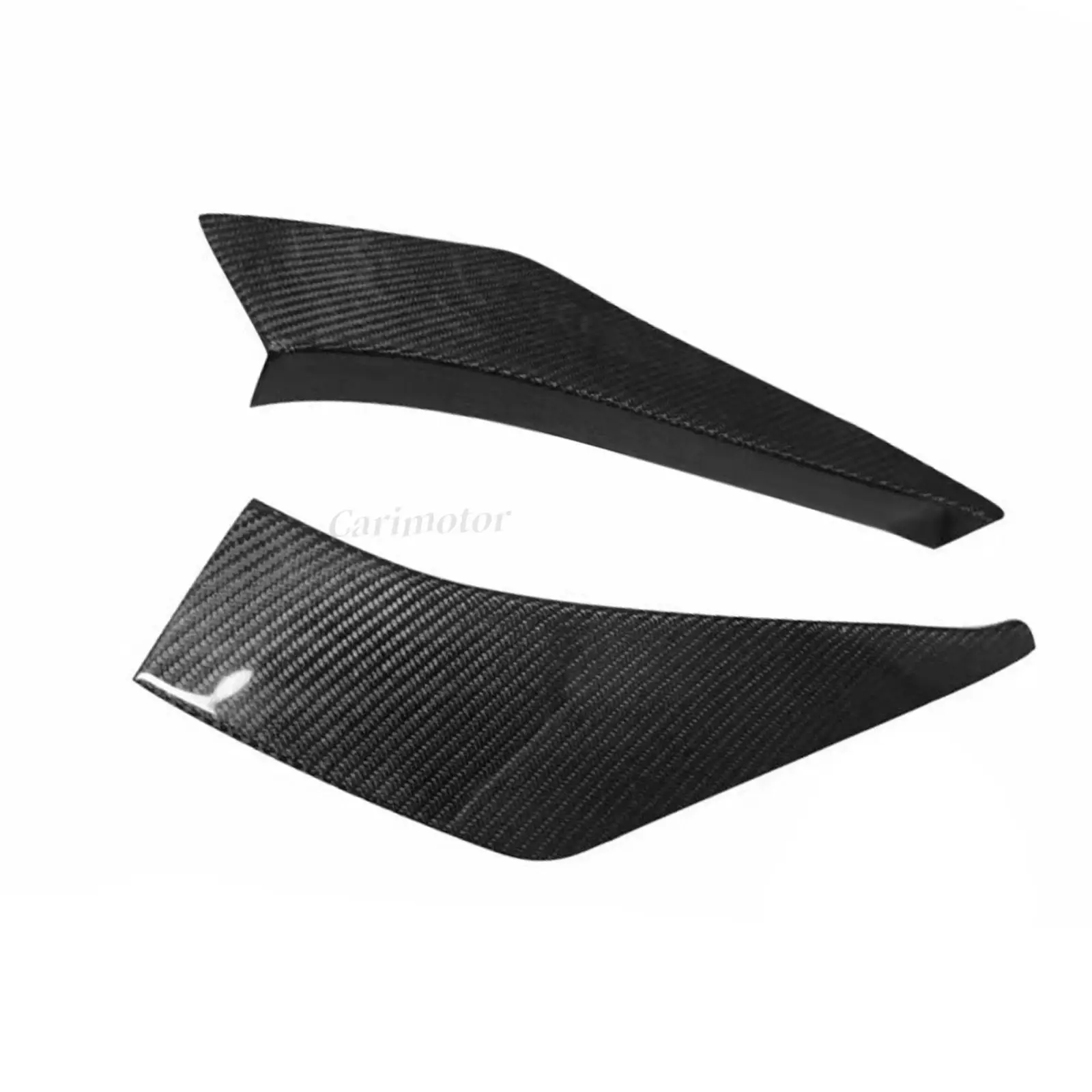 Carbon Fiber Front Bumper Lip Spoiler Air Vent Knife Trim For GR Supra A90 20-22